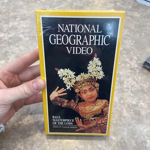 Bali: Masterpiece Of The Gods VHS 1990 National Geographic New And Sealed - Picture 1 of 2