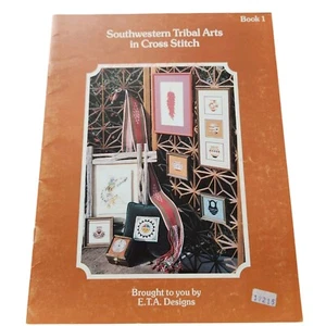 Southwestern Tribal Arts In Cross Stitch 1983 por Ellen Nadler E.T.A. Diseños - Imagen 1 de 7