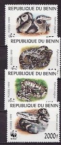 E1123 - Benin 1999 - MNH -Slangen / Snakes (WWF/WNF) - Imagen 1 de 1