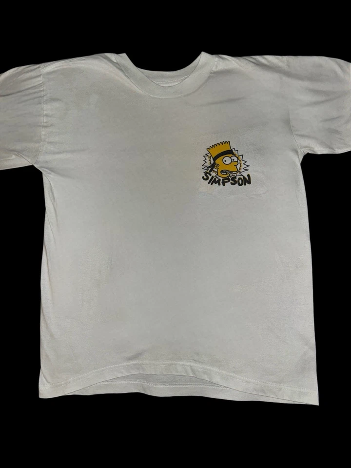 Charlotte Hornets Bart Simpson XL Vintage 90s T Shirt NBA Basketball Sports Tee - Image 1 of 2