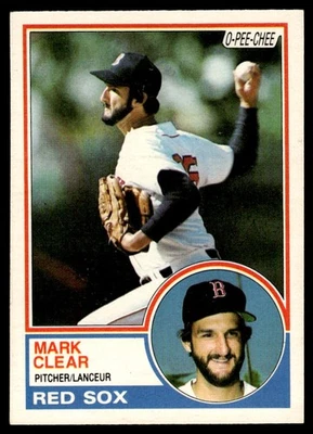1983 O-Pee-Chee Mark Clear Boston Red Sox #162 - Image 1 of 2