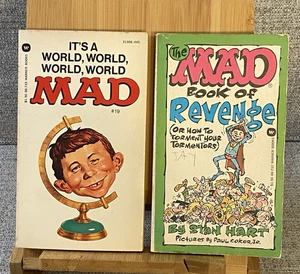 Mad Paperbacks ~ MAD Book Of Revenge & It's A World, World, World, World MAD - Bild 1 von 15