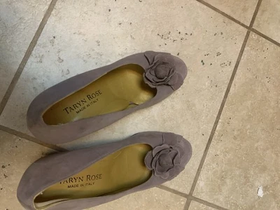 Taryn Rose Size 41 US 10 Violet Suede Leather Heels Pumps - Image 1 of 4