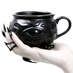 Large Coffee Mug, Big Witch Cauldron Ceramic Mug, Witchcraft Coffee Cups, Cer... - Picture 1 of 9