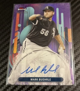 2025 Topps Finest- Mark Buehrle Purple Refractor Auto /125 Chicago White Sox - Picture 1 of 2