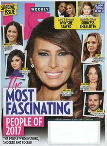 US WEEKLY Melania Trump Kylie Jenner 2017 Most Fascinating People Aaron Carter - Picture 1 of 3