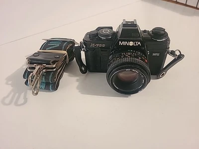 MINOLTA X-700 MPS SLR 35mm Film Camera MC 50mm f/1.7 Lens Set w/ Strap Japan - Image 1 of 4