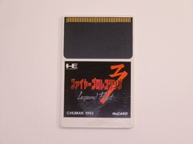 NEC PC Engine HuCARD Fire Pro Wrestling 3 Legend Bout Japan OA