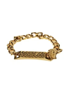 VERSACE Face Engraved Bracelet -- GLD Men - Picture 1 of 4