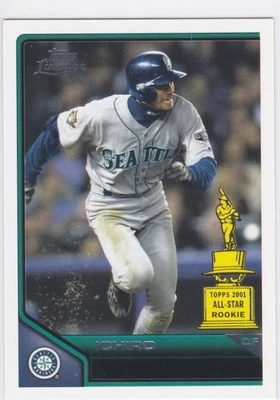 ICHIRO SUZUKI Topps 2001 All-Star ROOKIE CARD Seattle Mariners Lineage M's HOFer - Image 1 of 2