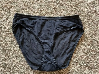 Vintage Warners The Naked Truth Panties Size 5 Sheer Black  - Image 1 of 4
