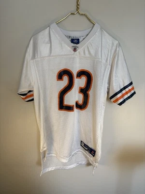 Camiseta Reebok Devin Hester Chicago Bears Juvenil XL Blanca Sobre el Campo NFL #23 Foto 1 de 4