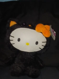 Neu Hello Kitty Plüschtier mit orange Schleife - Bild 1 von 2