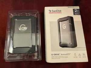 *Read* SanDisk Professional G-DRIVE ArmorATD 2TB External USB-C Portable Drive - Picture 1 of 5