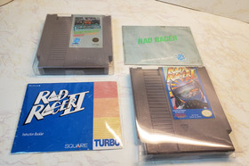 Rad Racer 1 and 2 with Manuals | Nintendo NES Lot Vtg Games