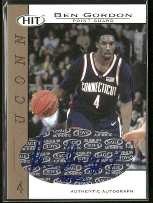 2004 SAGE Collectibles HIT Basketball Ben Gordon Autograph /250 - Image 1 of 2