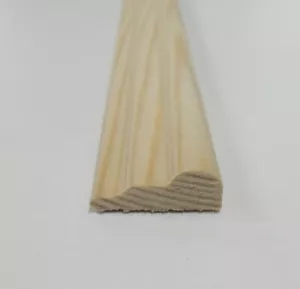 Broken Ogee Pine decorative trim moulding 21x8mm 1170mm x2 beading wooden timber - Picture 1 of 3