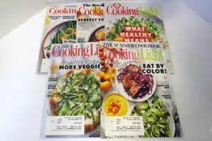 Lot of 5 Cooking Light Magazines March - June 2017 & August 2018 Recipes - Imagen 1 de 4