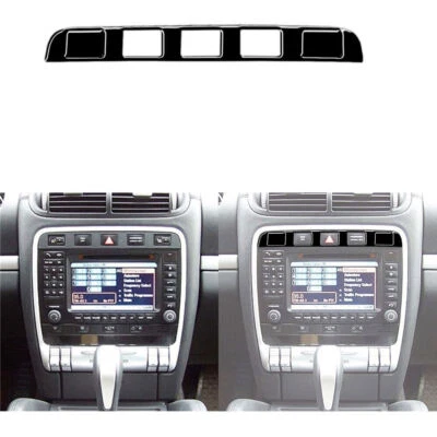 Acabamento de quadro ABS preto brilhante flash duplo para Porsche Cayenne Sport SUV 2003-2010  - Imagem 1 de 4