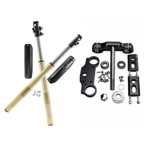 45mm/48mm Triple Tree Clamp Front Forks Set For Pit Bike Coolster 125cc- 250cc - Bild 1 von 11