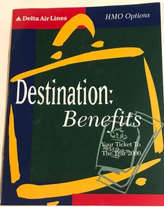 Revista de beneficios de destino Delta Airlines 2000 de colección - Imagen 1 de 2