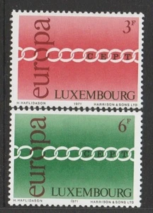 LUXEMBOURG - 1971 EUROPA complete set of 2 MNH - Imagen 1 de 1