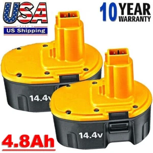 2-Pack US 4.8Ah 14.4V For DEWALT DC9091 XRP Battery DW9091 DW9094 DE9091 DE9092 - Picture 1 of 13