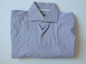 Camisa delantera HACKETT LONDON Royal Azul Blanco a Rayas Algodón con Botones Talla 17/43 - Imagen 1 de 7