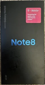 Samsung Galaxy Note 8 Empty Box + User Guide N950U 64G ORC GRY KIT - Picture 1 of 9
