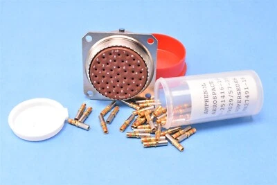 Amphenol 37 Position Size 24 Mil-Spec Circular Connector JTPQ00RT-24-378(023) - Image 1 of 4