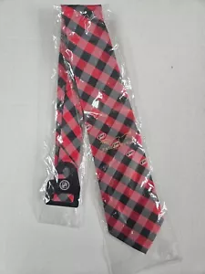 NWT Men's Tie NHL Carolina Hurricanes Checkered Necktie by Eagles Wing - Picture 1 of 3
