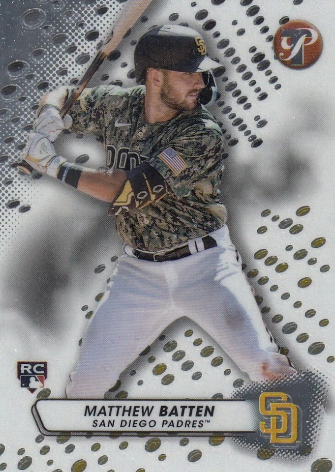 MATTHEW BATTEN TOPPS PRISTINE ROOKIE CARD RC SAN DIEGO PADRES #225 2023 23 - Image 1 of 1