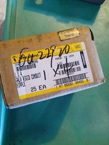 Box Of 25 Rigid  Threaded Conduit Nipple 1" x 4" WHEATLAND  - Picture 1 of 1