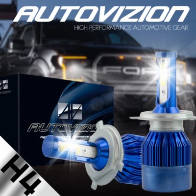 AUTOVIZION LED HID Headlight kit H4 9003 6K for 1995-1996 Mercedes-Benz C36 AMG - Image 1 of 4