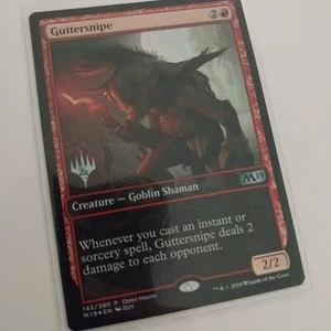 MTG Magic The Gathering Guttersnipe Foil Promo Goblin Red Commander - Bild 1 von 1