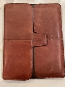 Funda para iPad Targus Hughes Portfolio de cuero natural aceitado/marrón - Imagen 1 de 7