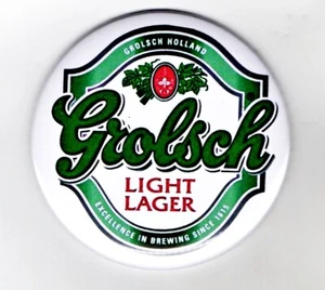 Grolsch Jumbo nevera imán barra de cerveza Ale 3" 75 mm hoja sub pub almacén - Imagen 1 de 4
