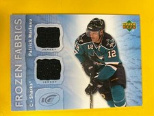 D55588  2007-08 Upper Deck Ice Frozen Fabrics #FFPM Patrick Marleau 
