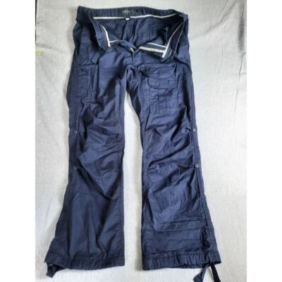 Pantalones de chándal Sean John para hombre 30 utilitarios campamento paracaidista cordón azul marino algodón Foto 1 de 4