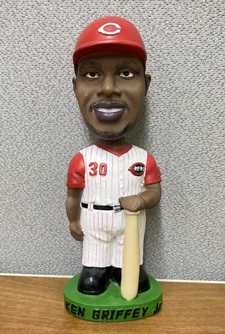 VINTAGE 2001 KEN GRIFFEY JR #30 BOBBLEHEAD IN CINCINNATI REDS HOME JERSEY NO BOX Cover