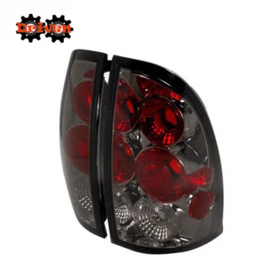 05-2015 Toyota Tacoma Euro Smoked Lens Tail Light Chrome Housing Red Lights - Image 1 of 3