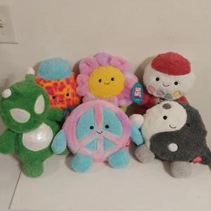 Bum Bumz by Russ Bundle Plush Set of 6 Retro RetroBumz New w/Tags Toys Soft Lot - Picture 1 of 13