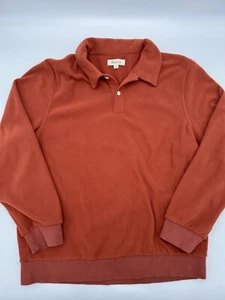 Madewell Sherpa Fleece Pullover 1/4 Knopf Kragen Damen XL Sweatshirt Vintage - Bild 1 von 6
