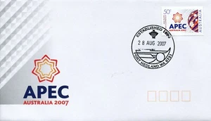 APEC 2007 (gomado) FDC - Port Hedland WA 6721 PMK pictórico - Imagen 1 de 1