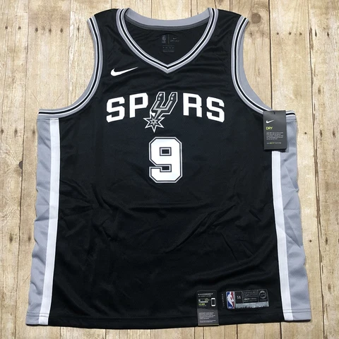 Nike San Antonio Spurs Tony Parker Mens Size XXL (56) Swingman Jersey 864509-013 Cover