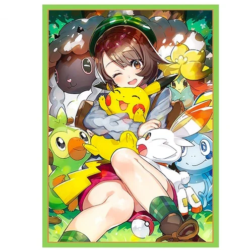 1 protège-carte ⭐️ Gloria ⭐️ Pikachu Ouistempo Flambino Larméléon Tournicoton - Photo 1/1