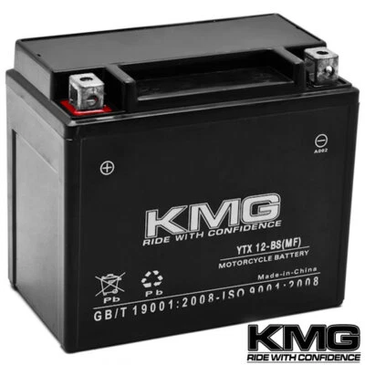 Batería SMF sellada YTX12-BS para Honda 1000 VTR1000F Super Hawk 1997-2000 Foto 1 de 3