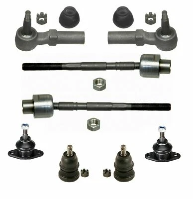 Kit de suspensión de 8 piezas para rótulas Pontiac Fiero T100 extremos de varilla de amarre interior exterior Foto 1 de 4