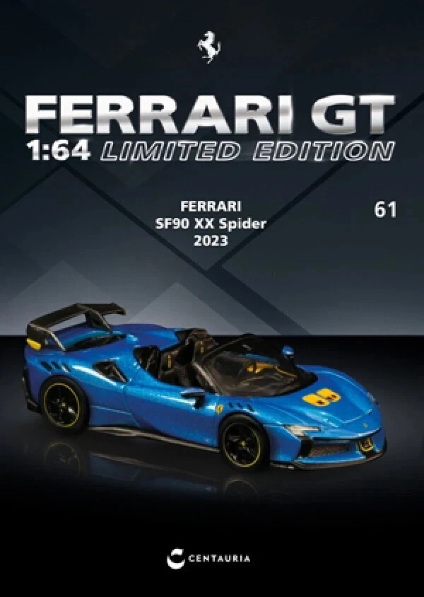 SF90 XX SPIDER - 2023 FERRARI GT 1:64 LIMITED EDITION N#61 - Immagine 1 di 1