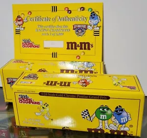 Set of 2 1998 Racing Champions M&M Nascar 50th Anniversary Cars New In Box - Picture 1 of 7